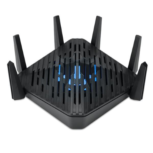 ACER PREDATOR CONNECT W6 ROUTER WIRELESS TRI-BAND WI-FI 6E 5 PORTE LAN RJ-45 1.000/2.500 Mbps COLORE NERO